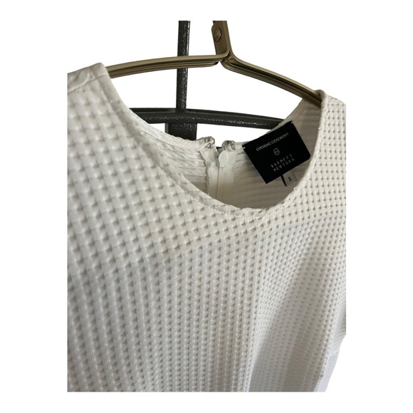 Opening Ceremony White Textured Mini Dress Size Small - Picture 10 of 16